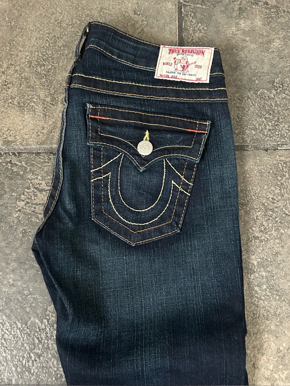 True Religion Jeans Womens 28 Blue Julie Skinny Medium Wash